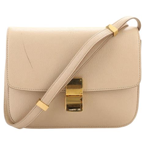 celine paris beige bag|Celine cross over bag.